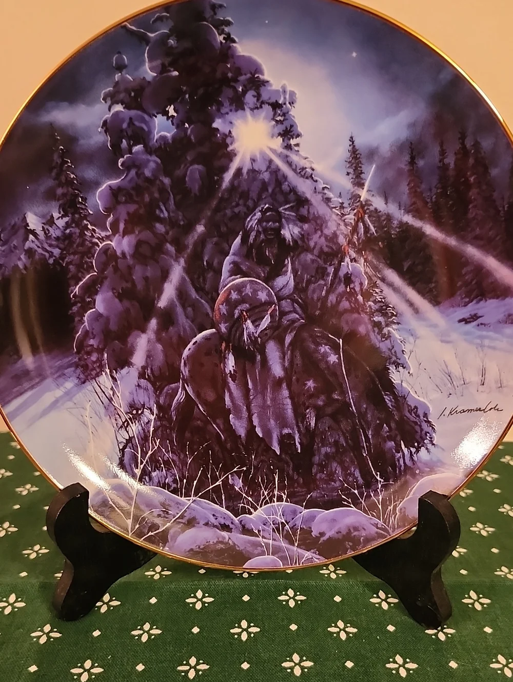Native Visions Decorative Collectors Plate 